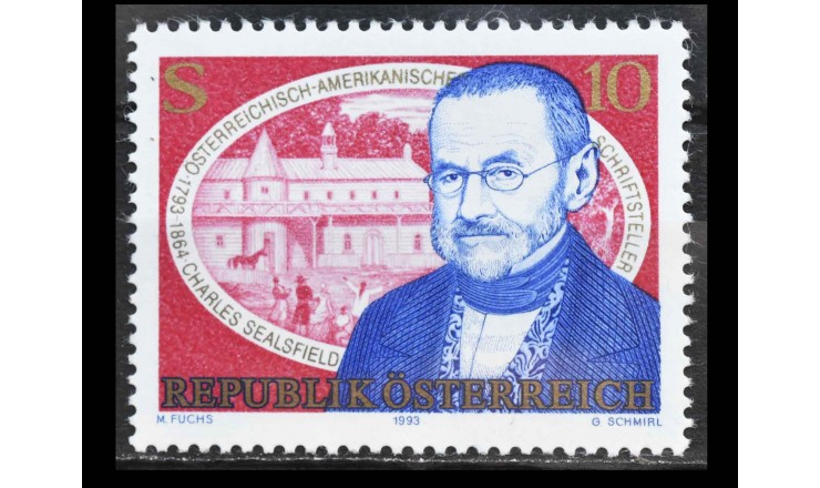Австрия 1993 г. "Чарльз Сильсфильд"