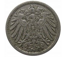 Германия 5 пфеннигов 1908 г. A Германия 5 пфеннигов 1908 г. A