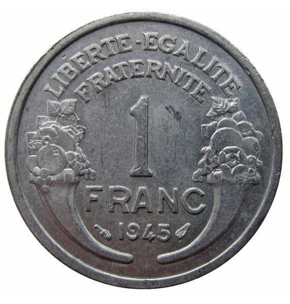 Франция 1 франк 1945 г. Франция 1 франк 1945 г.