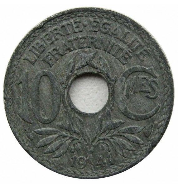 Франция 10 сантимов 1941 г.