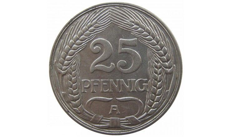 Германия 25 пфеннигов 1911 г. A