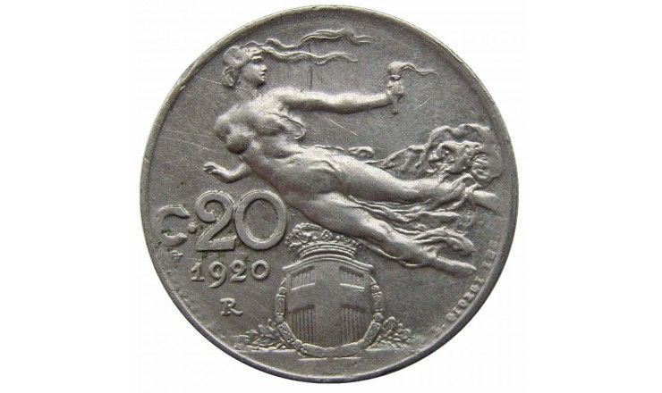 Италия 20 чентезимо 1920 г.