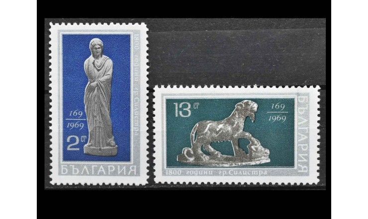 Болгария 1969 г. "1800 лет городу Силистра: Античные скульптуры" Болгария 1969 г. "1800 лет городу Силистра: Античные скульптуры"