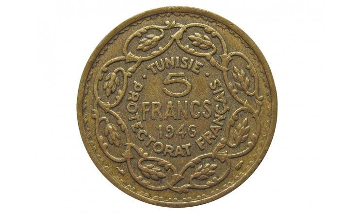 Тунис 5 франков 1946 г.