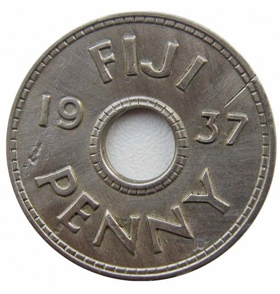 Фиджи 1 пенни 1937 г.