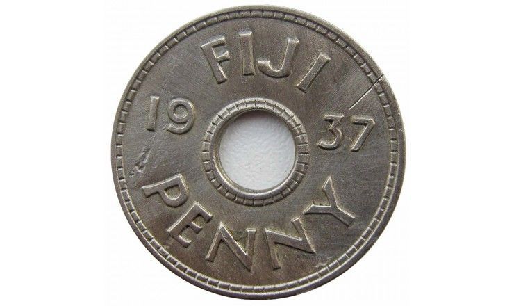 Фиджи 1 пенни 1937 г.