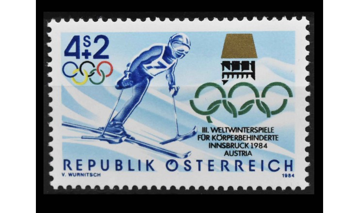 Австрия 1984 г. "Зимние Паралимпийские игры, Инсбрук"