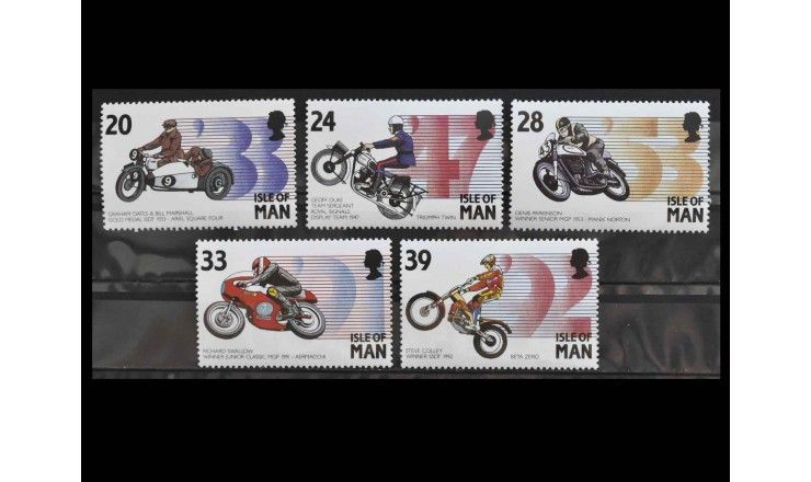 Остров Мэн 1993 г. "Мотоциклетный спорт: Гонщики и их машины"