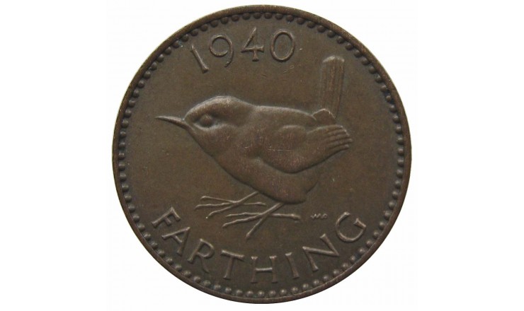 Великобритания 1 фартинг 1940 г.