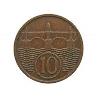 Чехословакия 10 геллеров 1933 г.