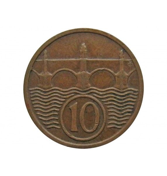 Чехословакия 10 геллеров 1933 г.