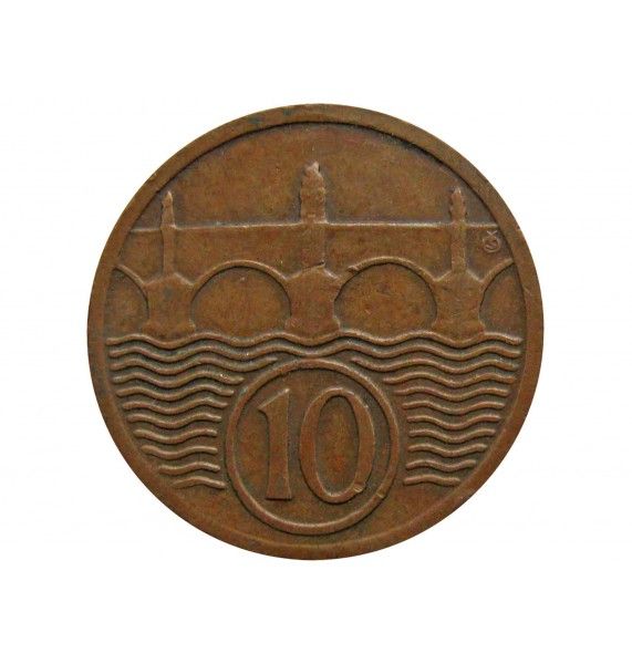 Чехословакия 10 геллеров 1935 г.