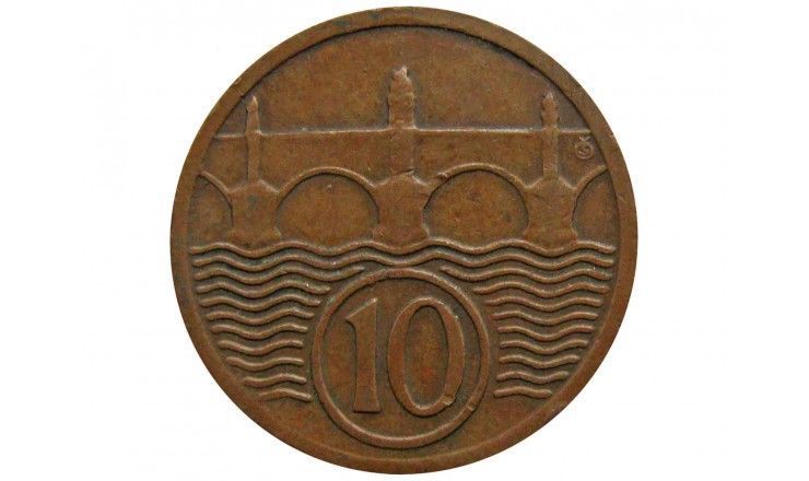 Чехословакия 10 геллеров 1935 г.