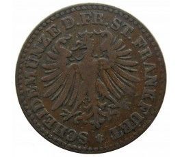 Франкфурт 1 геллер 1861 г.