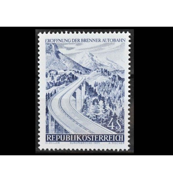 Австрия 1971 г. "Открытие автомагистрали Бреннер"
