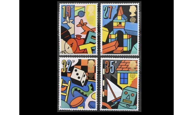 Великобритания 1989 г. "Европа: Детские игры" 
