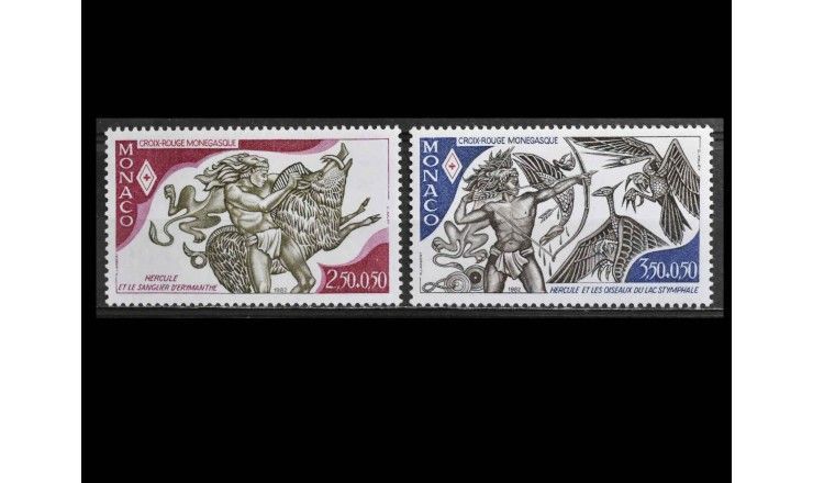 Монако 1982 г. "Красный Крест: Подвиги Геракла" 