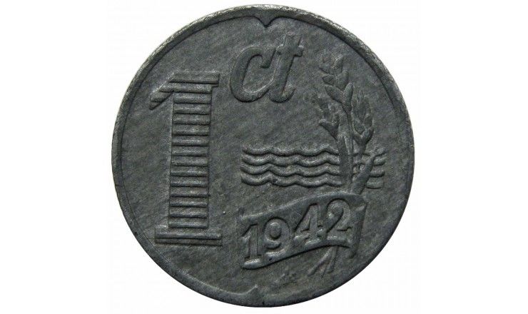 Нидерланды 1 цент 1942 г.