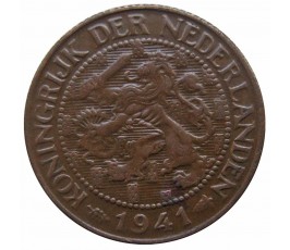 Нидерланды 1 цент 1941 г.