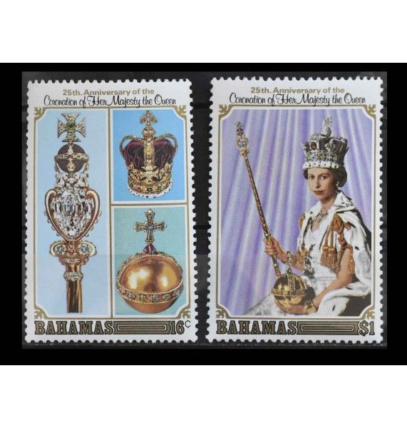 Багамские острова 1978 г. "25 лет коронации королевы Елизаветы II"