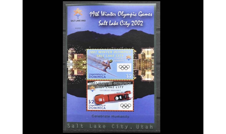 Доминика 2002 г. "Зимние Олимпийские Игры, Солт-Лейк-Сити"
