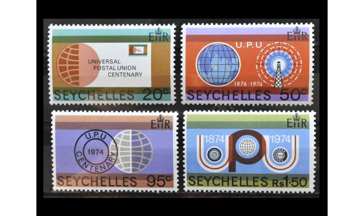 Сейшельские Острова 1974 г. "Столетие Всемирного почтового союза"