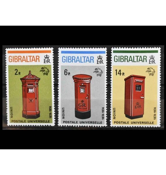 Гибралтар 1974 г. "Столетие Всемирного почтового союза" Гибралтар 1974 г. "Столетие Всемирного почтового союза"