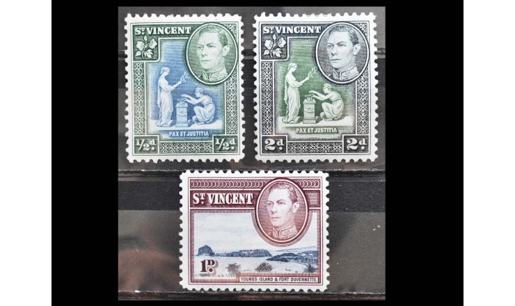 Сент-Винсент и Гренадины 1938 г. "Король Георг VI"