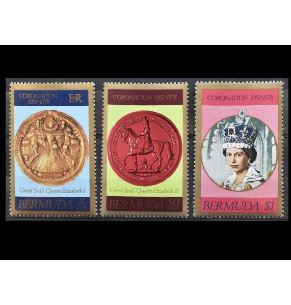 Бермудские Острова 1978 г. "25-я годовщина коронации королевы Елизаветы II"