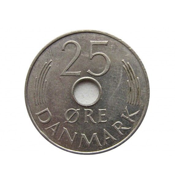 Дания 25 эре 1975 г.