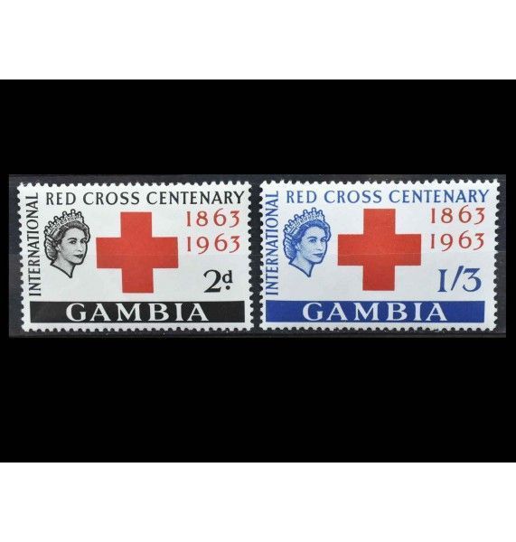 Гамбия 1963 г. "100-летие Красного Креста" Гамбия 1963 г. "100-летие Красного Креста"