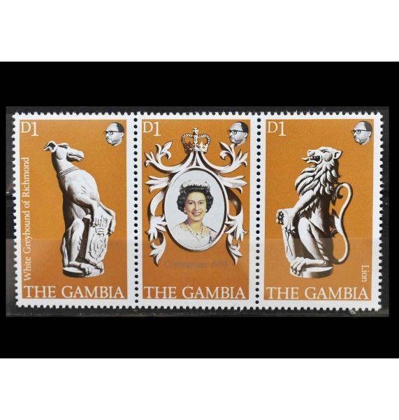Гамбия 1978 г. "25 лет коронации Королевы Елизаветы II" Гамбия 1978 г. "25 лет коронации Королевы Елизаветы II"