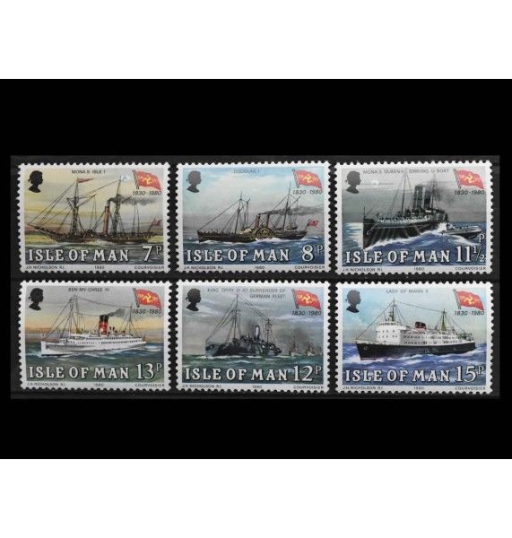 Остров Мэн 1980 г. "150 лет судоходной компании "Isle of Man Steam Packet Company" Остров Мэн 1980 г. "150 лет судоходной компании "Isle of Man Steam Packet Company"