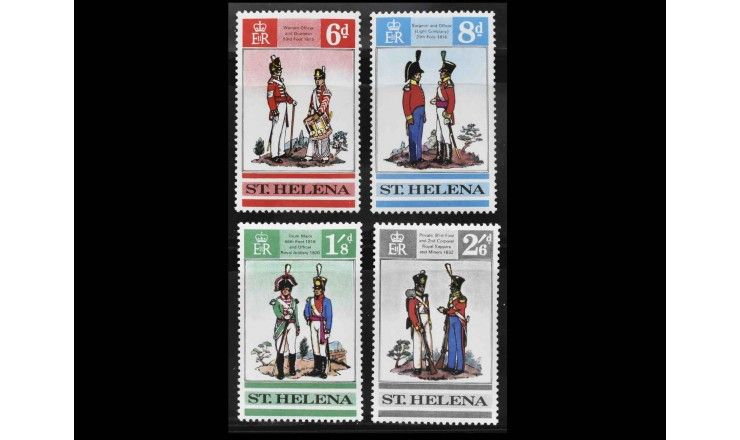 Остров Святой Елены 1969 г. "Военная форма"