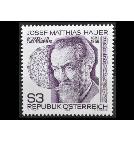 Австрия 1983 г. "100-летие со дня рождения Йозефа Маттиаса Хауэра" Австрия 1983 г. "100-летие со дня рождения Йозефа Маттиаса Хауэра"