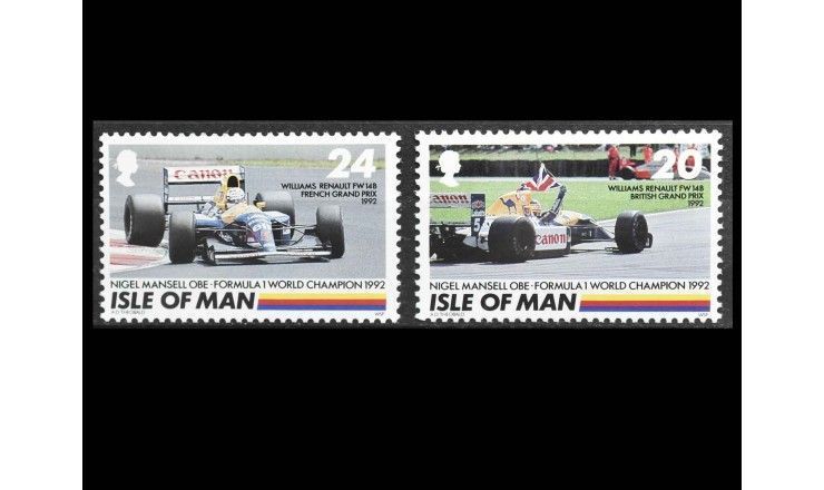Остров Мэн 1992 г. "Победа Найджела Мэнселла в чемпионате Формулы 1"