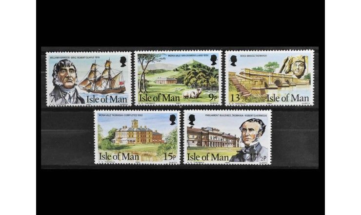 Остров Мэн 1980 г. "Семья Кермод в Тасмании"