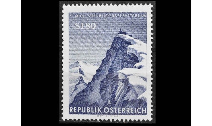 Австрия 1961 г. "Обсерватория Зоннблик"