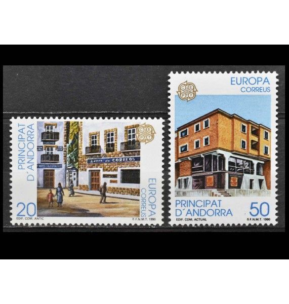 Андорра (испанская) 1990 г. "Европа: Почтовые отделения"