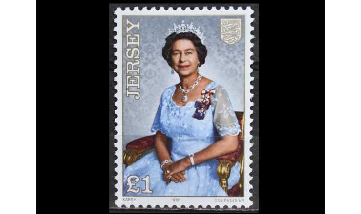 Джерси 1986 г. "Королева Елизавета II"