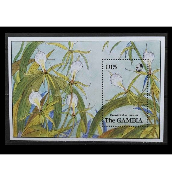 Гамбия 1989 г. "Орхидеи"