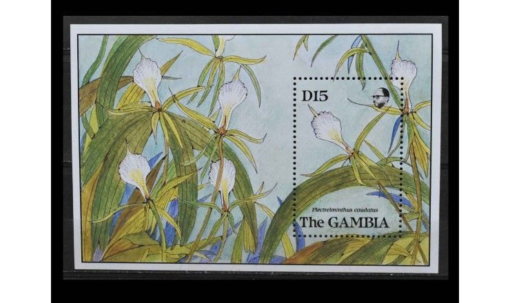 Гамбия 1989 г. "Орхидеи"