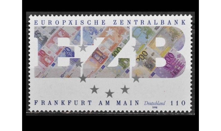 ФРГ 1998 г. "Европейский центральный банк"