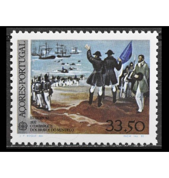 Азорские острова 1982 г. "Европа: Исторические события"