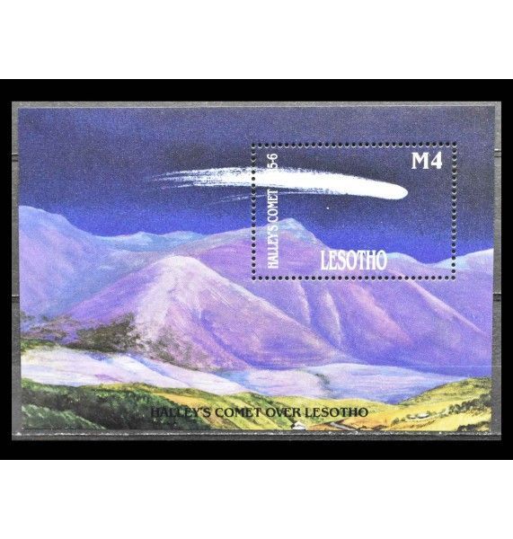 Лесото 1986 г. "Комета Галлея"