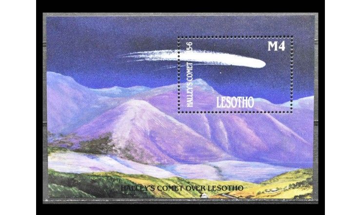 Лесото 1986 г. "Комета Галлея"