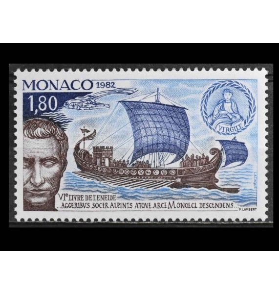 Монако 1982 г. "2000-я годовщина смерти Вергилия"