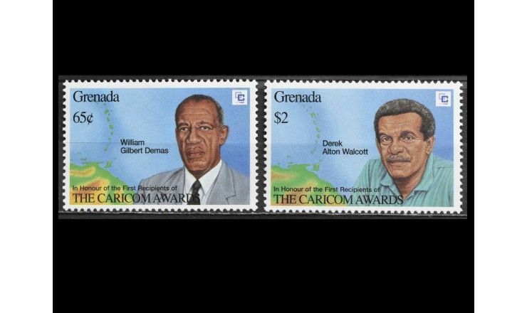 Гренада 1994 г. "Первые лауреаты Ордена Карибского сообщества"