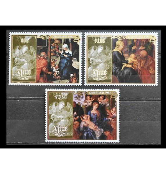 Ниуэ 1987 г. "Рождество: Картины Дюрера"