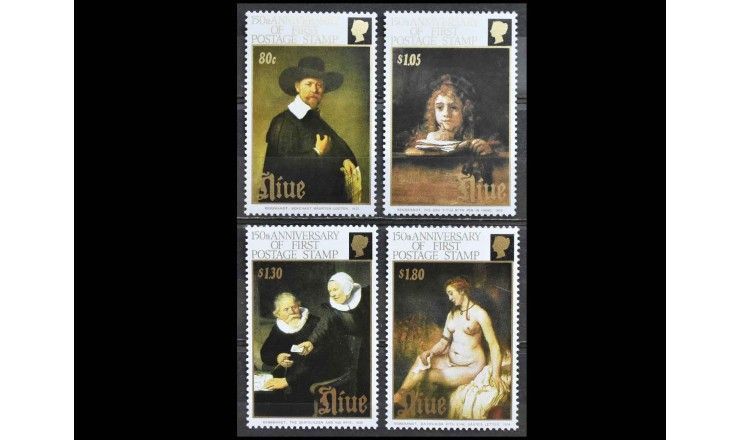 Ниуэ 1990 г. "Картины Рембрандта"